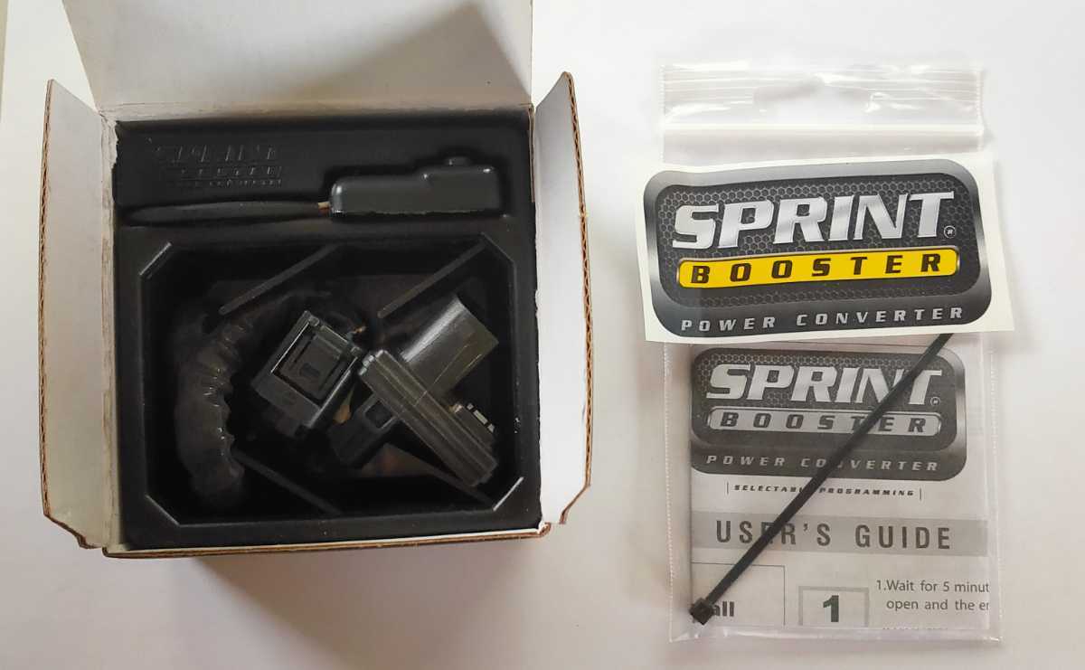 SPRINT BOOSTER・ベンツ・W220で使用・（箱・説明書・ステッカー有）　_1