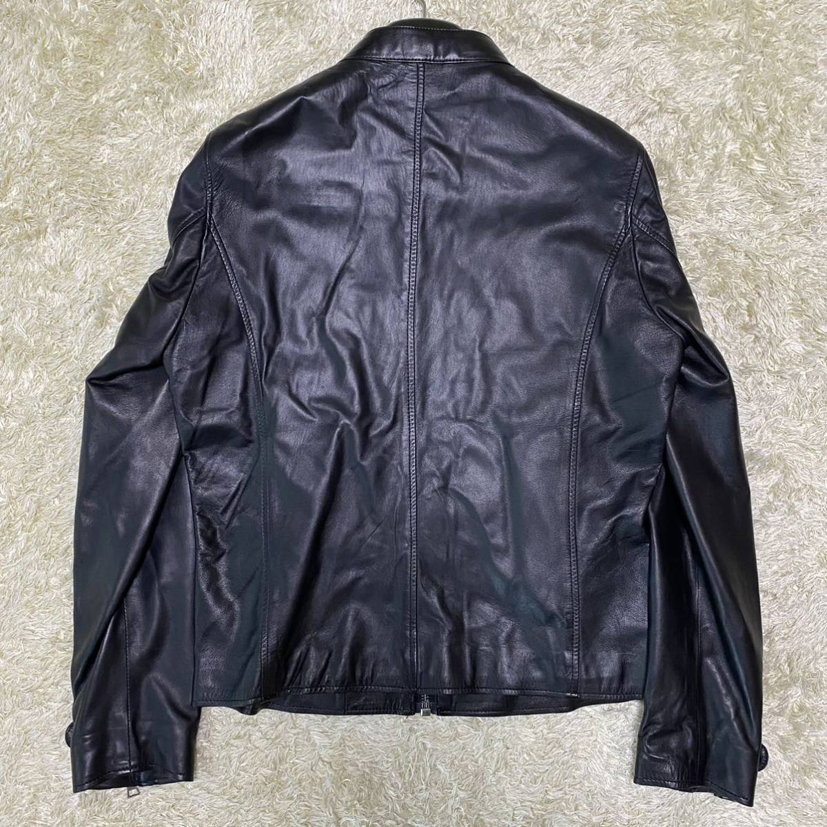 1円〜大人気ラムレザー!! ポールスミス Paul Smith ライダース 