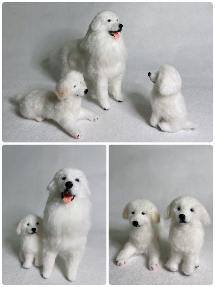 グレートピレニーズ ハンドメイド 羊毛フェルト 犬 いぬ パピー 子犬