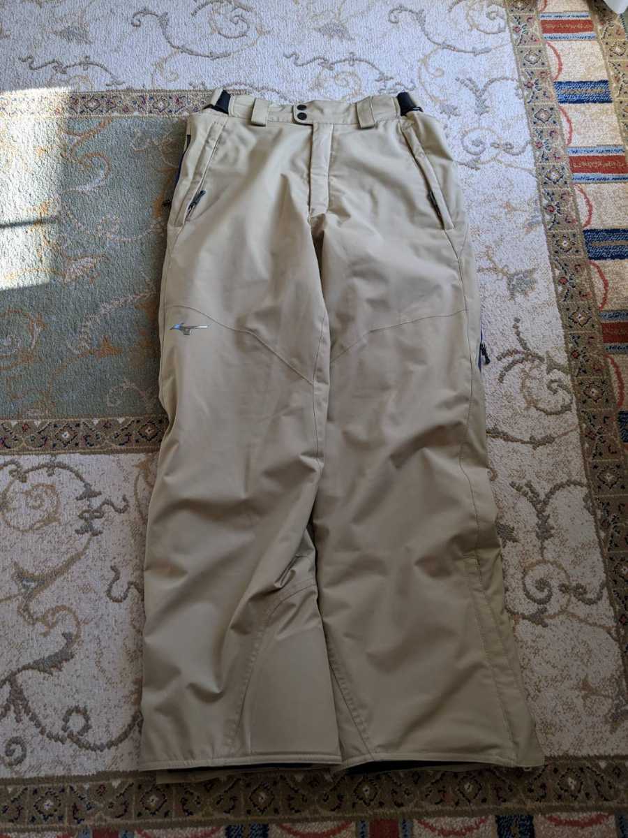 MIZUNO/ミズノ スキーウェア FREE SKI PANTS パンツ/Z2MF0340　51ラークベージュ　Mサイズ　2021モデル中古品