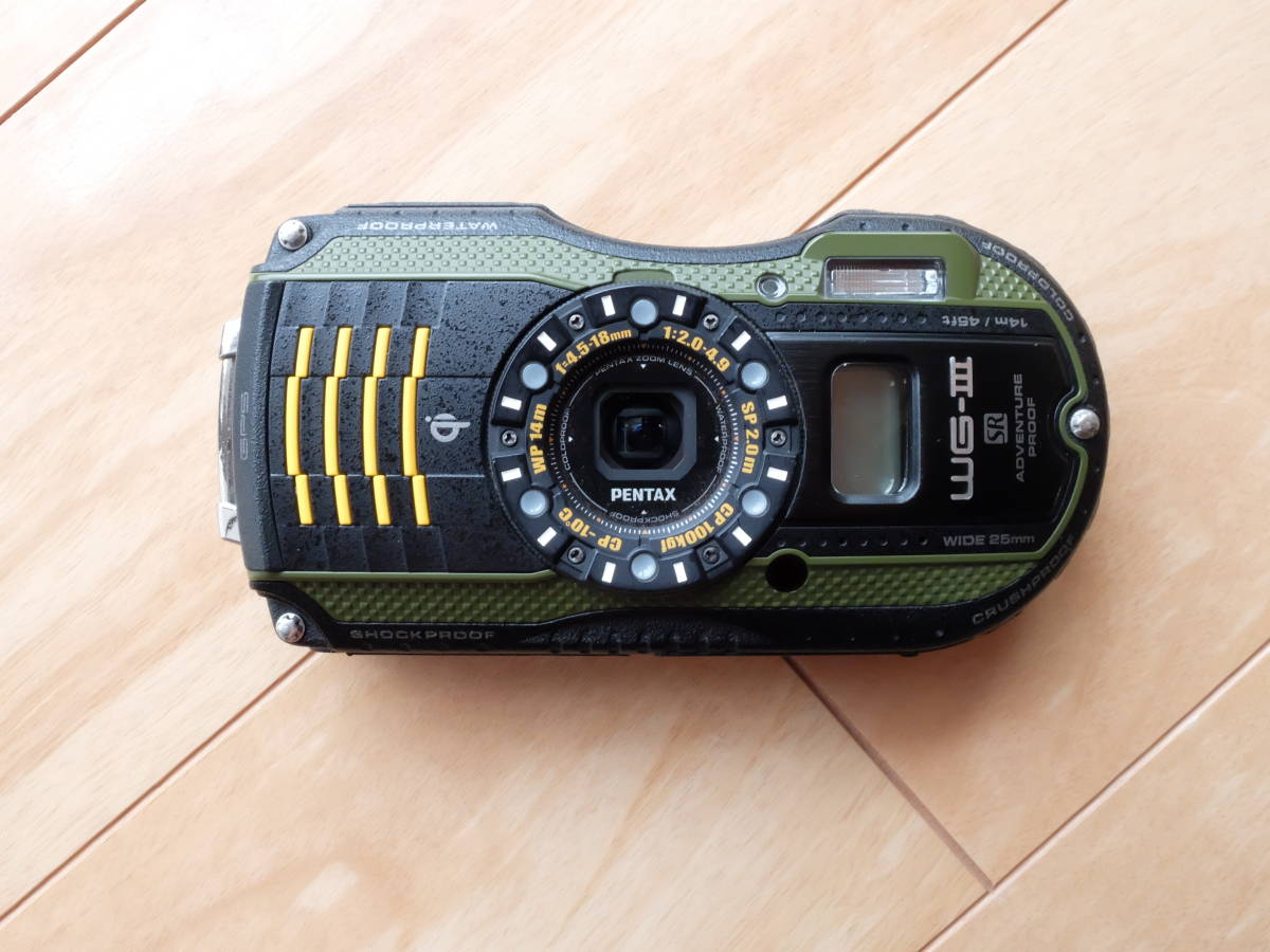 PENTAX WG-3GPS ペンタックス アウトドア 防水 WG-3 PENTAX GPS