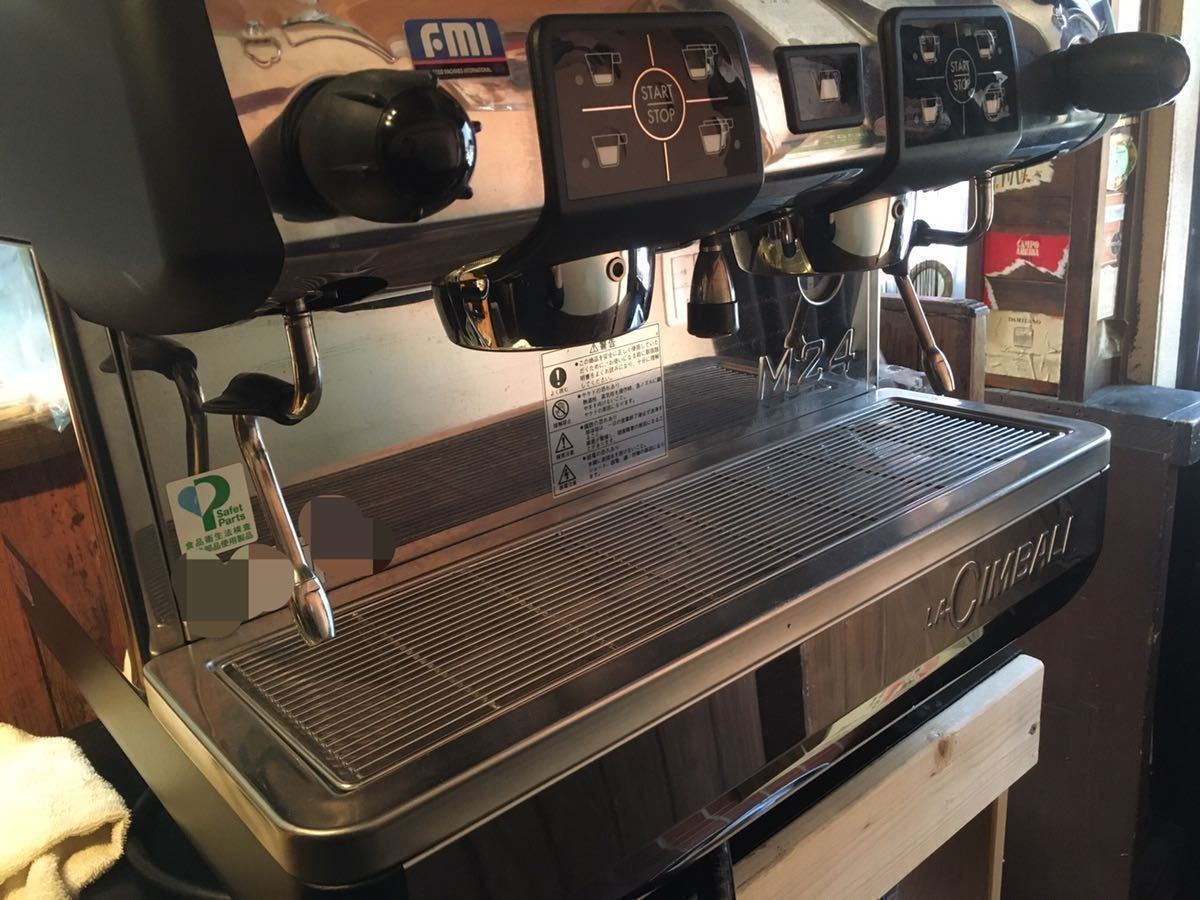 現状品)La Cimbali チンバリーコーヒーマシン エスプレッソ