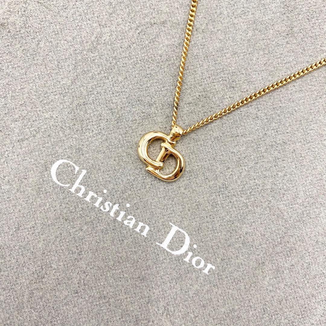 Dior Christian ネックレス スネーク Diorロゴ バッグ 【美品 