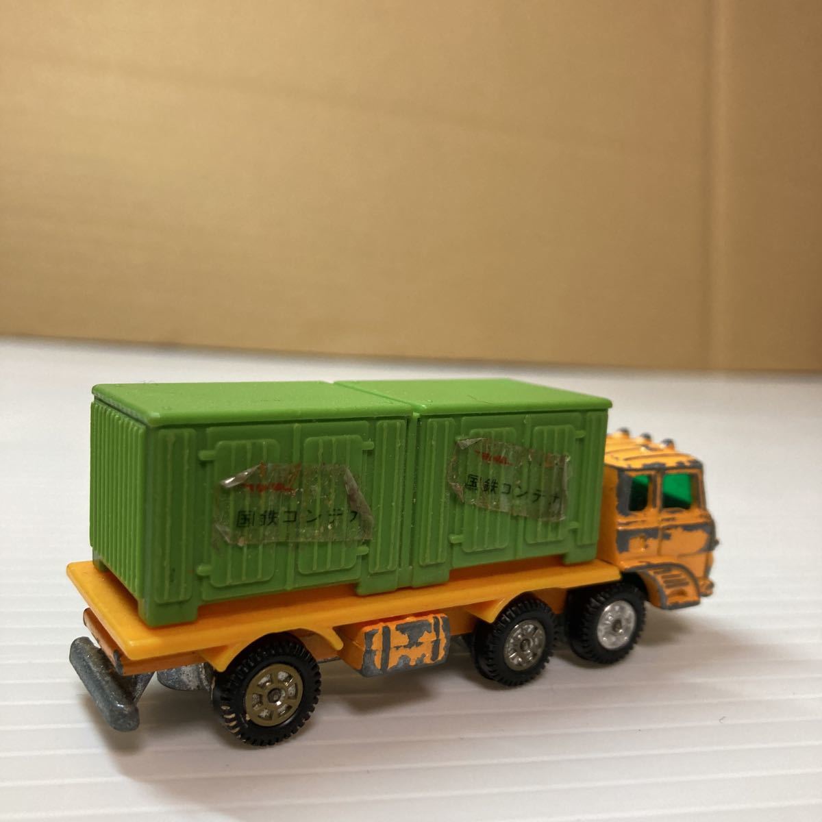 トミカ ふそう コンテナ運搬車 TOMY 絶版 日本製 TOMICA 三菱 T型 国鉄