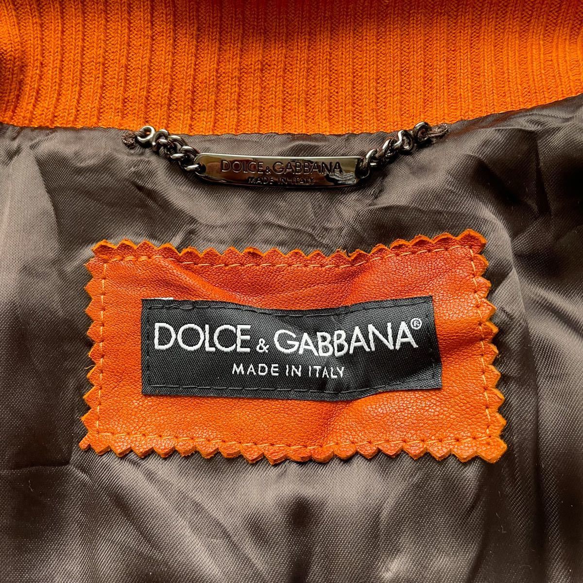 希少カラー◎ドルチェ&ガッバーナ DOLCE&GABBANA ドルガバ ライダース 