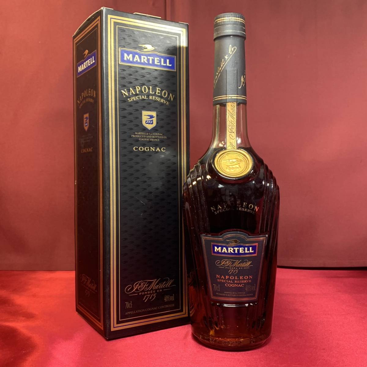 YH-3536】未開栓 MARTELL NAPOLEON SPECIAL RESERVE マーテル