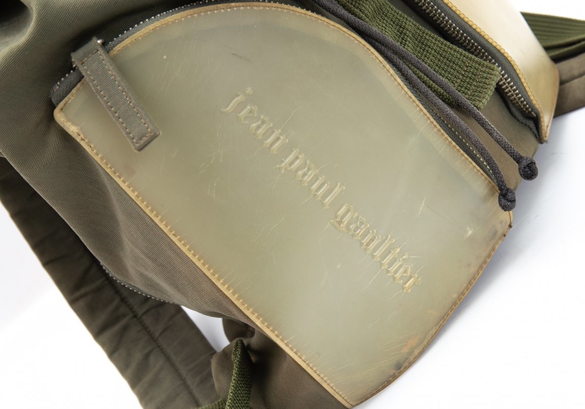 ジャンポールゴルチエJean Paul GAULTIER クリアポケットバックパック 