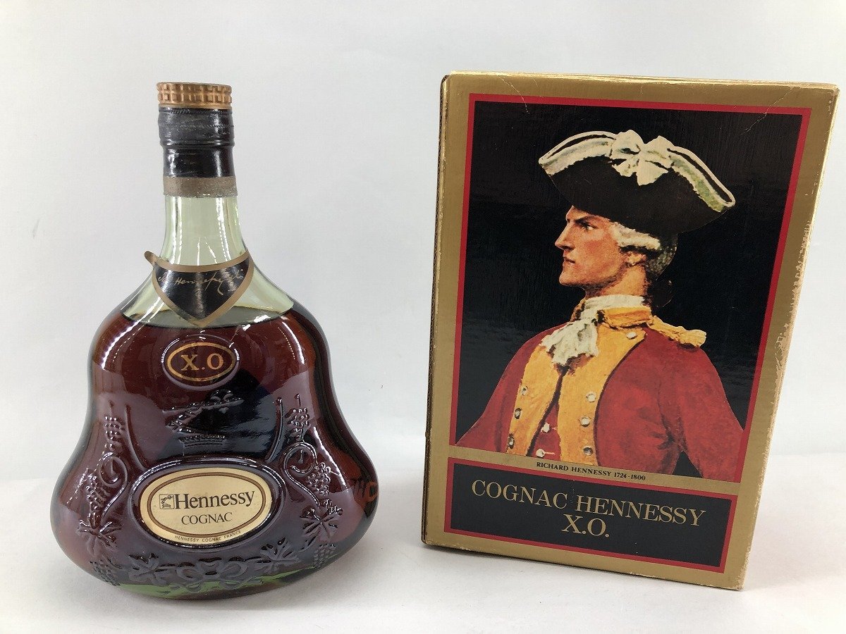 古酒）-2； ヘネシー Hennessy XO 金キャップ クリアボトル 700ml 40