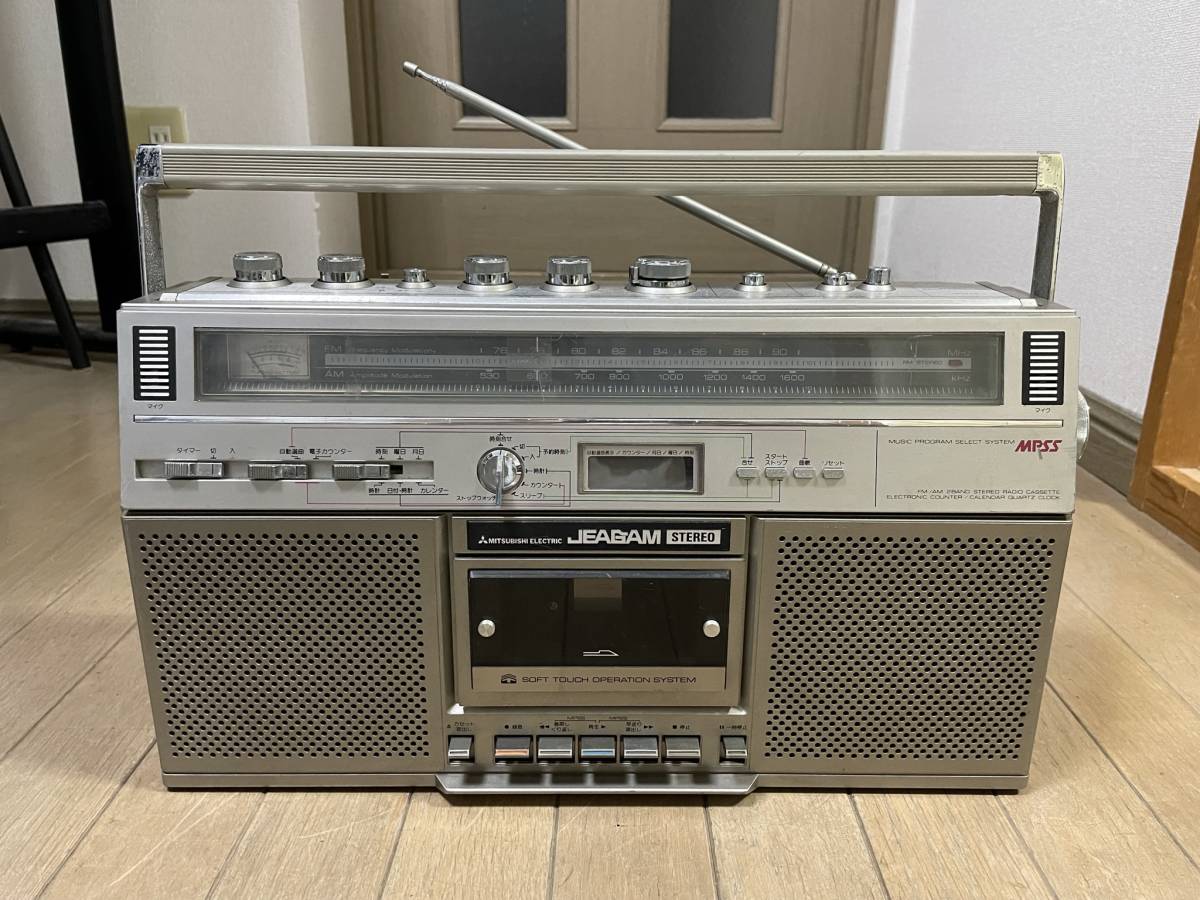 JR-770 JEAGAM - MITSUBISHI ステレオラジカセ メルカリ Yahoo
