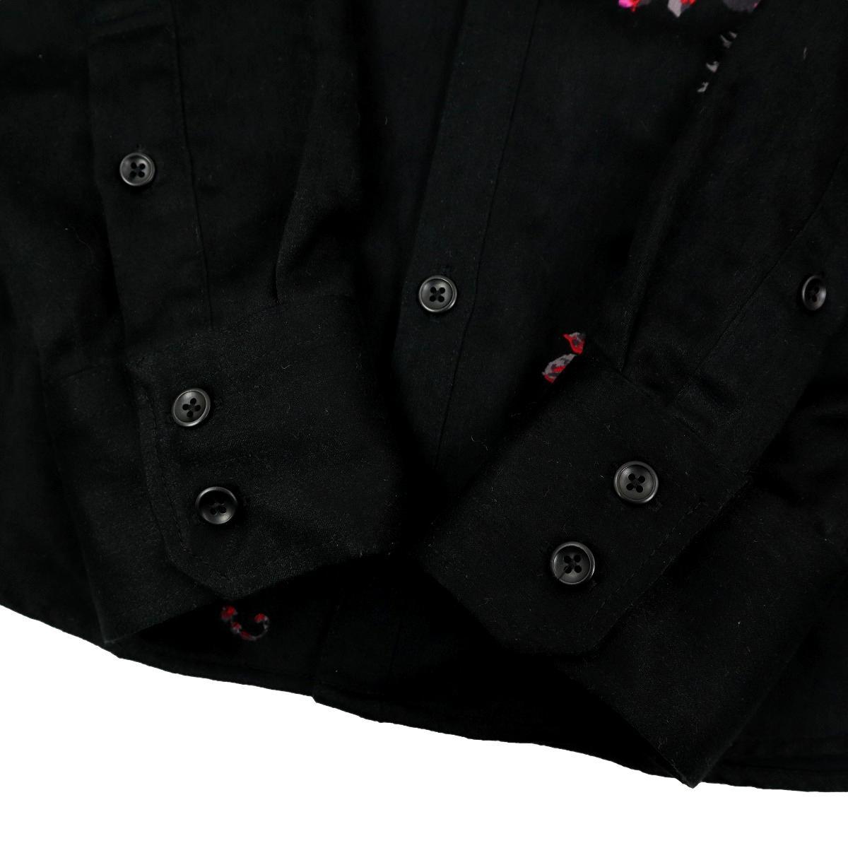 【B1946】TORNADO MART トルネードマート 長袖シャツ 花柄 薔薇 メンズ 男性用 サイズL TORNADO MART トルネードマート MART(トルネード トルネードマート長袖シャツPI 長袖シャツ&frasl;M&frasl;ポリエステル&frasl;BLU&frasl;総