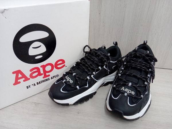 超激得，大人気 良品 Aape BY A BATHING APE AAPE DIMENSION スニーカー US10/28cmブラック AAPSHM6540XXD エーエイプバイアベイシングエイプ(靴)｜売買されたオークション情報、yahooの商品情報をアーカイブ公開 - オークファ 靴