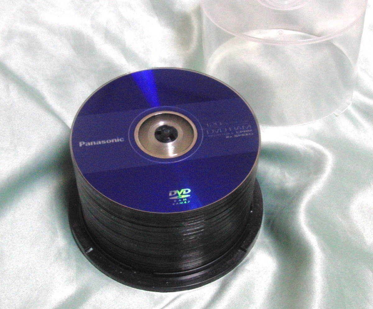 Panasonic DVD-RAM 4.7GB CPRM対応 2~3倍速 50枚＋1／中古
