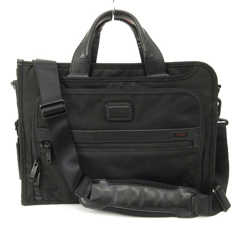 トゥミ TUMI ALPHA 2 スリム デラックス ポートフォリオ ビジネスバッグ 26110D2 黒 ブラック 鞄 ■SM0 メンズ