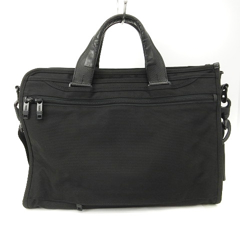 トゥミ TUMI ALPHA 2 スリム デラックス ポートフォリオ ビジネスバッグ 26110D2 黒 ブラック 鞄 ■SM0 メンズ
