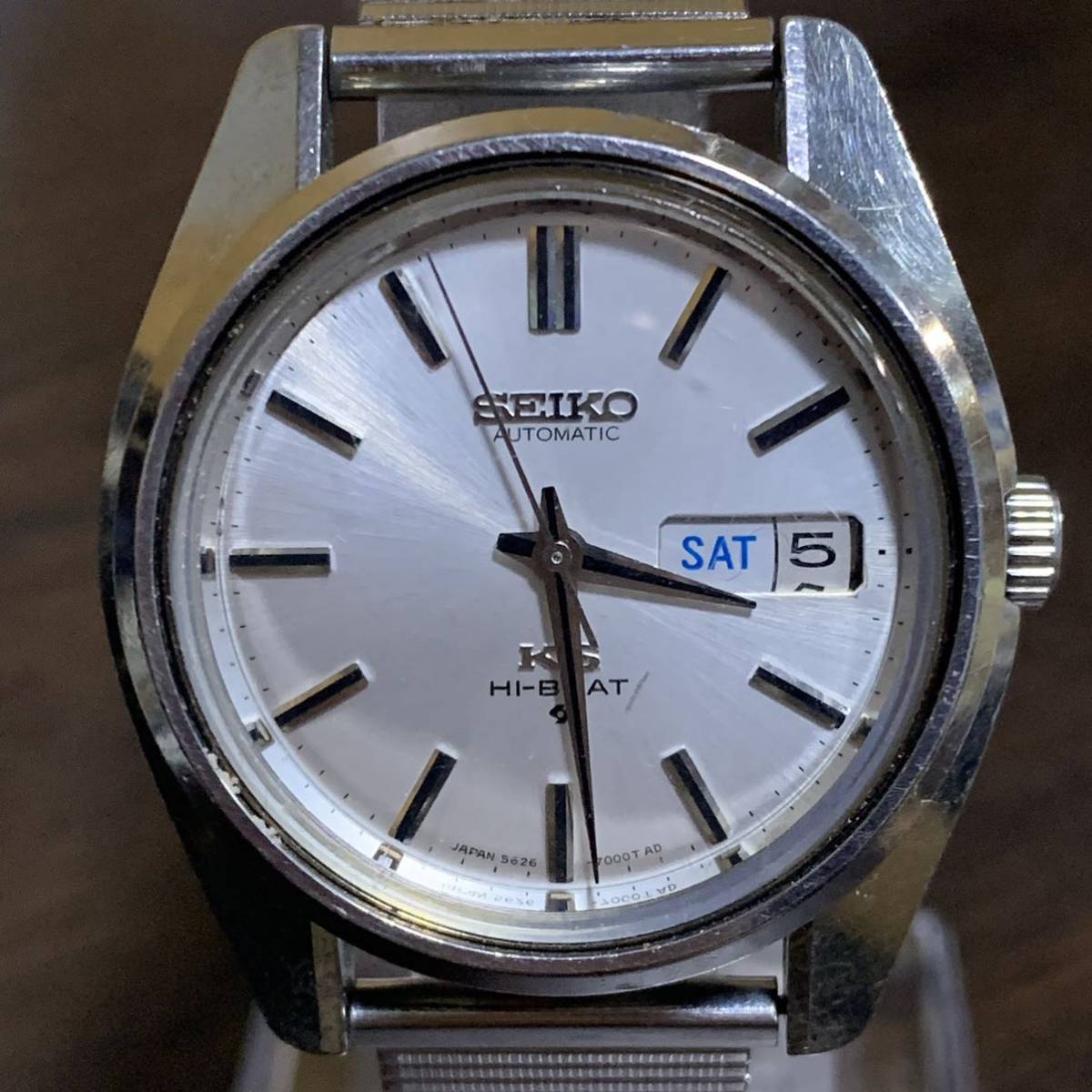 1円~稼働品SEIKO KS キングセイコー HI-BEAT ハイビート 5626-7000