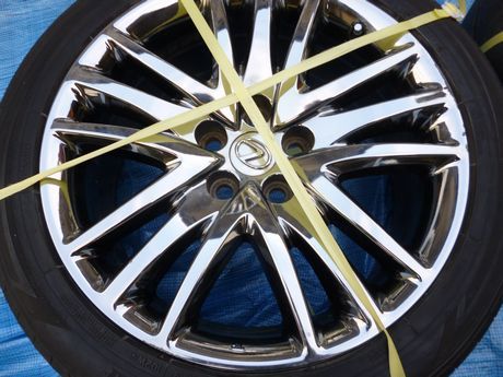 LEXUSレクサスENKEI製19インチLS純正OPスパッタリングアルミホイール 