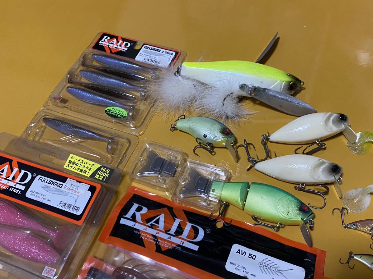 レイドジャパン ワームセット ソフトルアーセット RAIDJAPAN RAID