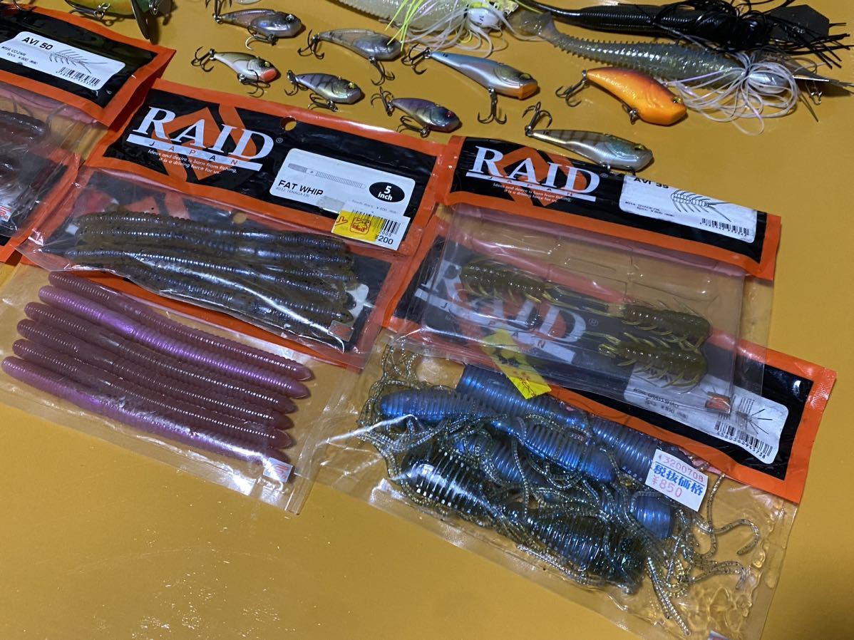 レイドジャパン ワームセット ソフトルアーセット RAIDJAPAN RAID