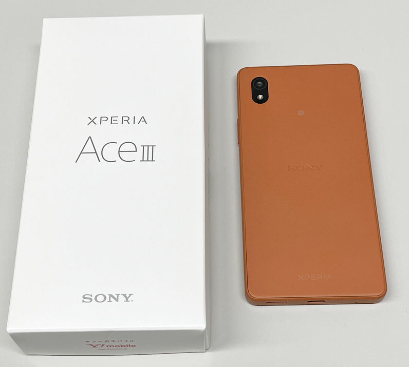 ☆SONY Xperia Ace III ブリック オレンジ ワイモバイル版 A203SO SIM