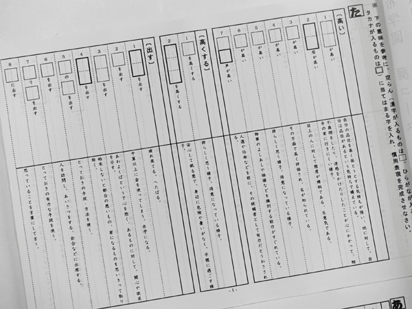 ☆希学園 灘コース 国語 慣用表現の完成 ①② 2冊 灘コース 希