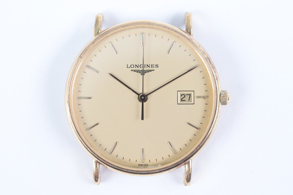 LONGINES ロンジン L4.692.6 18K/750 金無垢 クォーツ メンズ 腕時計 