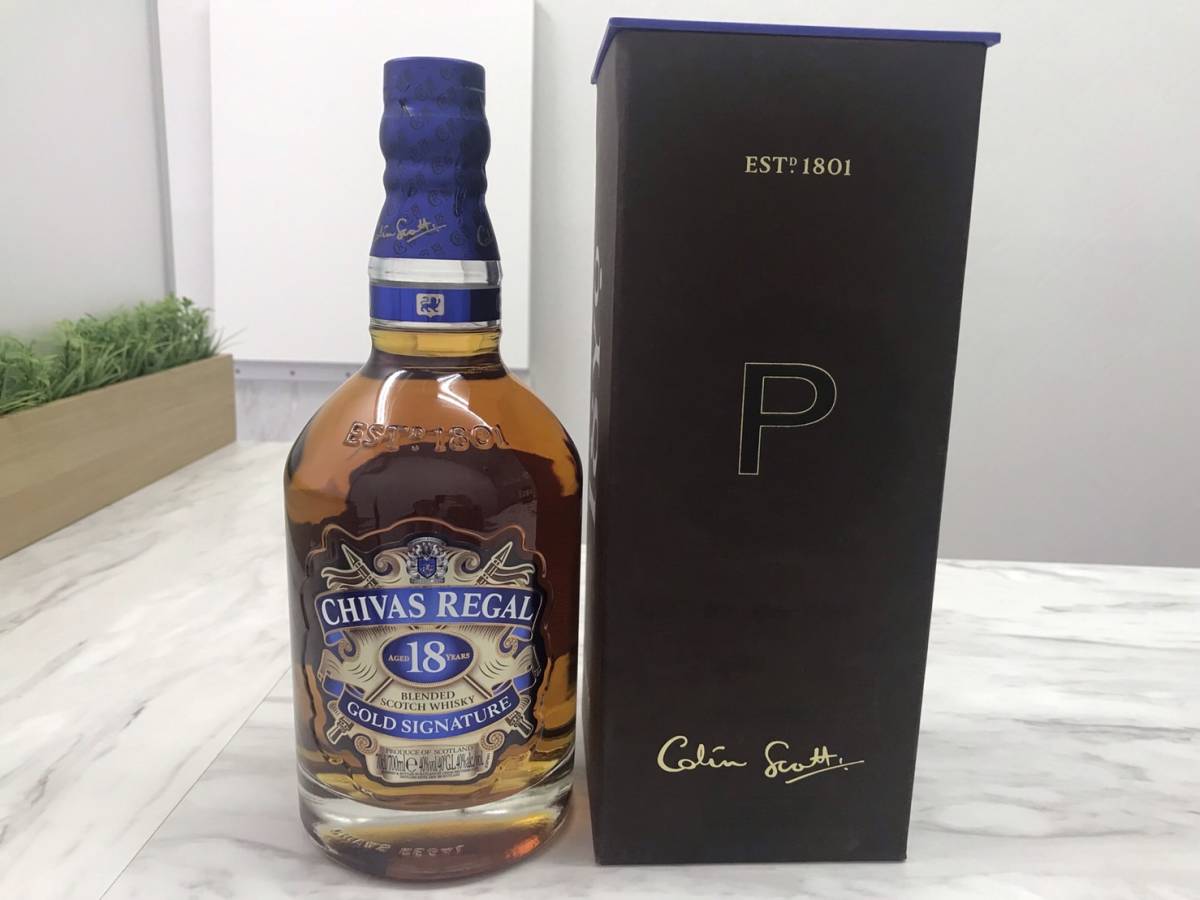 シーバスリーガル ゴールドシグネチャー 18年 40度 750ml 700ml CHIVAS 