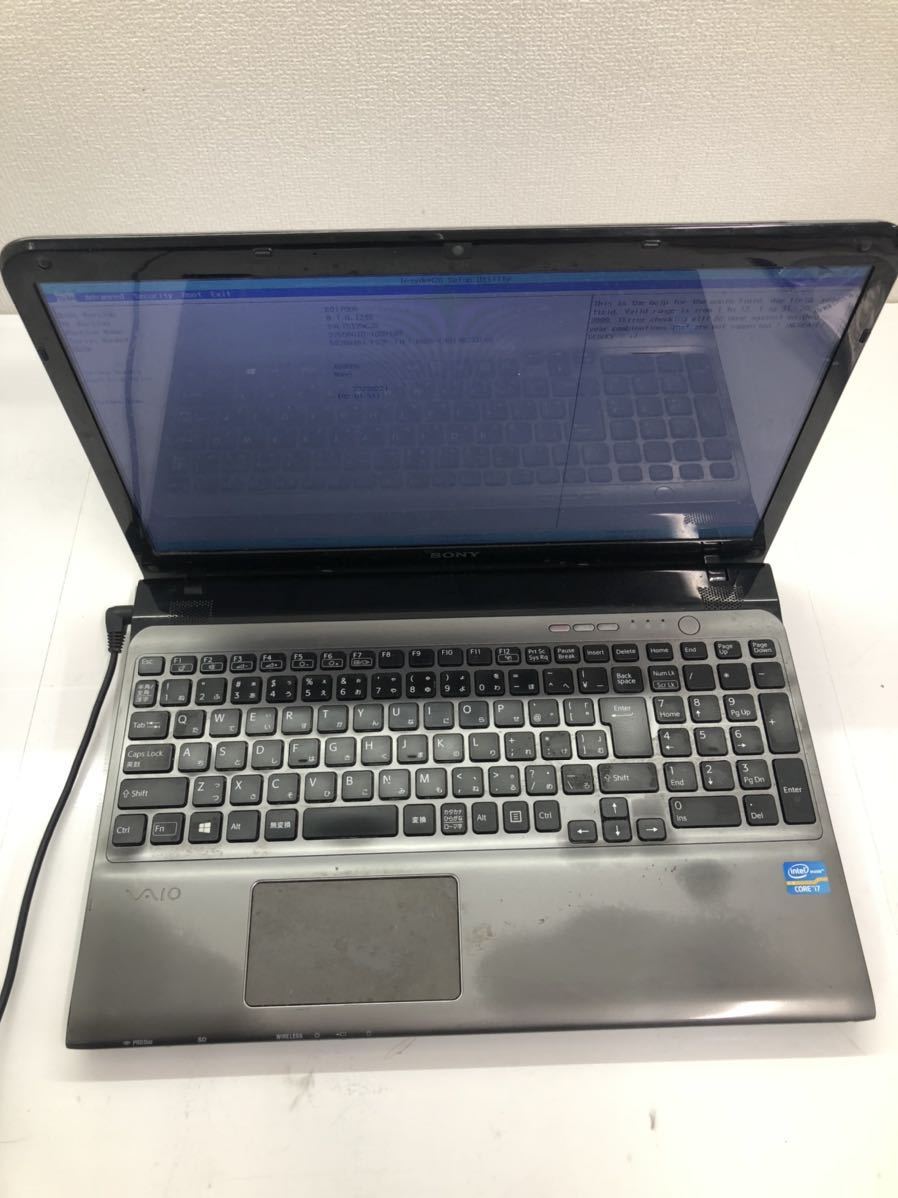 √ Sony SVE151B11N ストレージ無 メモリ8G √ Sony SVE151B11N
