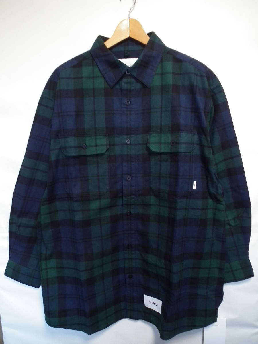 22AW WTAPS DECK LS Lサイズ ダブルタップス 長袖 シャツ 