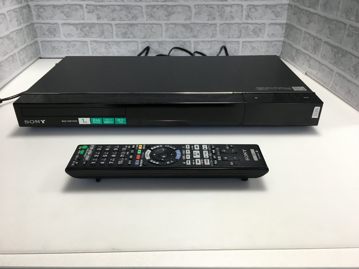  SONY BDレコーダー BDZ-EW1200 品9271(ソニー)｜売買されたオークション情報、yahooの商品情報をアーカイブ公開 - オークファン ソニー