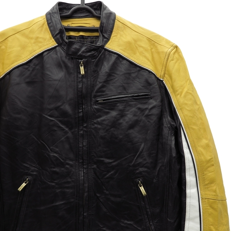 WILSONS LEATHER M.JULIAN 本革製 レザーライダースジャケット L 黒