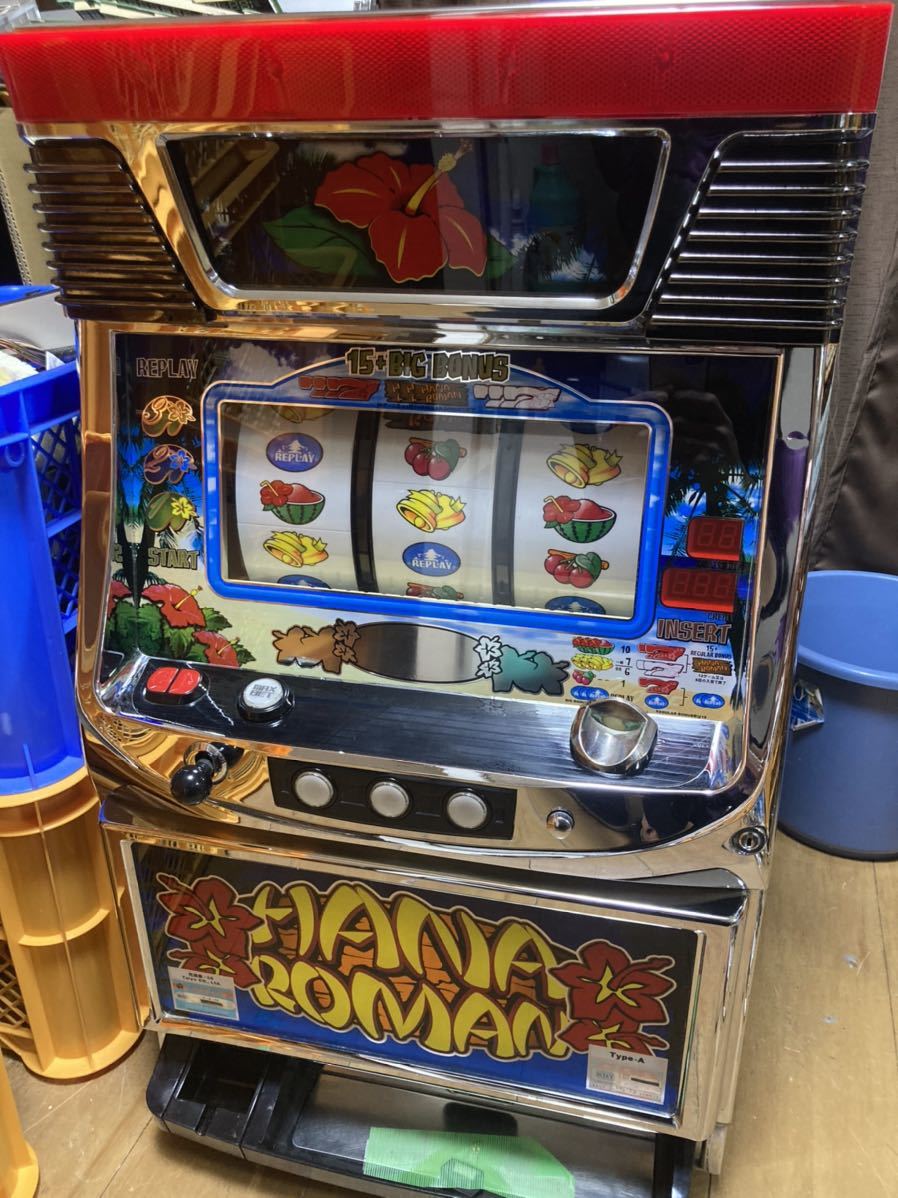 Yahoo!オークション - 4号機 花浪漫 スロット 実機 家庭用電源対応 自