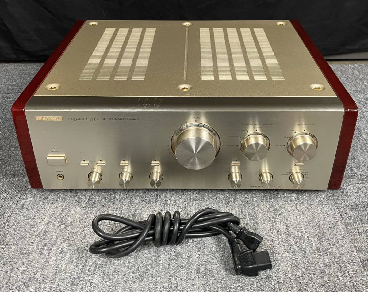 真246【SANSUI/サンスイ】プリメインアンプ『AU-α 607 MOS Limited
