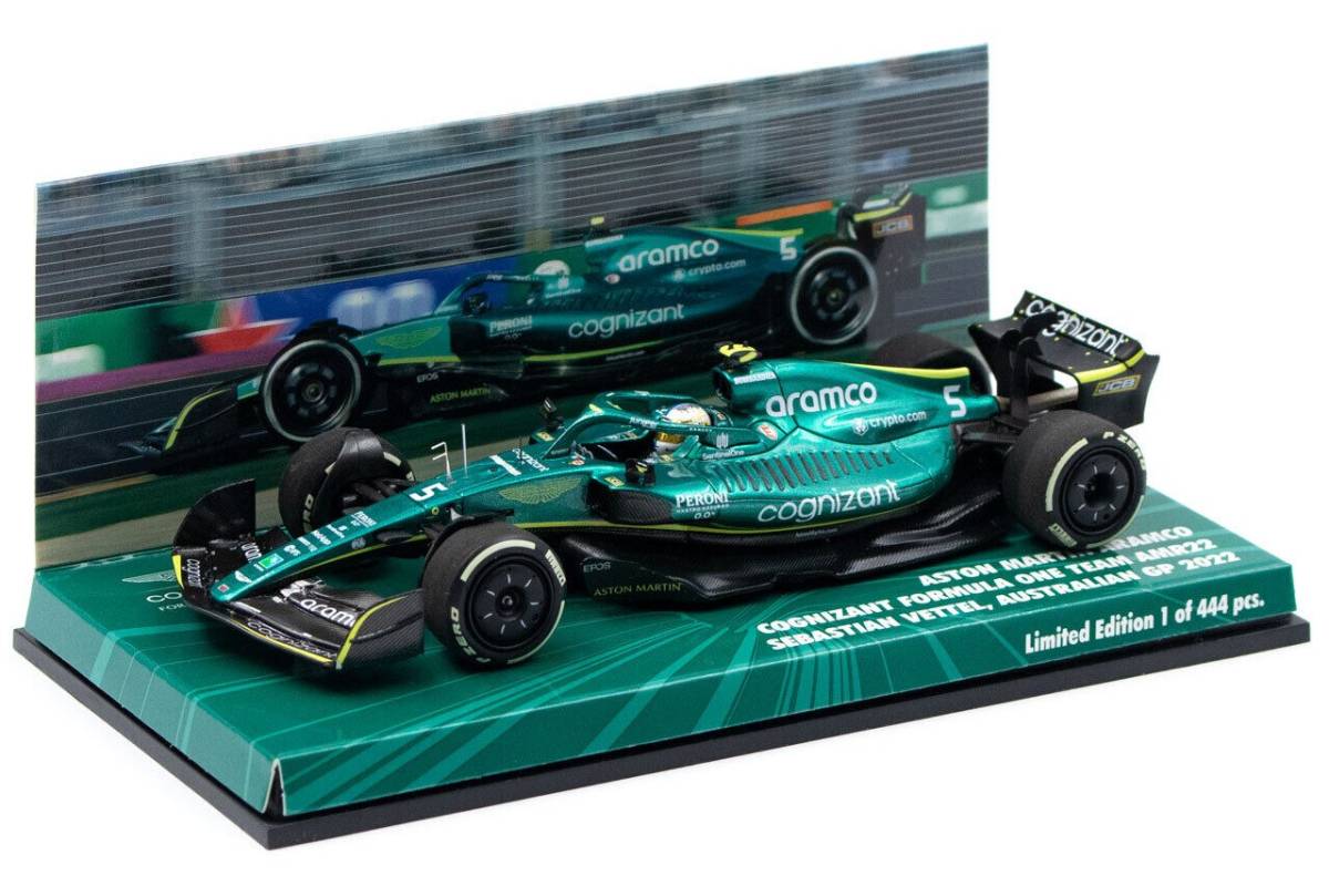 1/43 アストンマーチンAMR22 セバスチャン・ベッテル＃5 2022 アブダビ