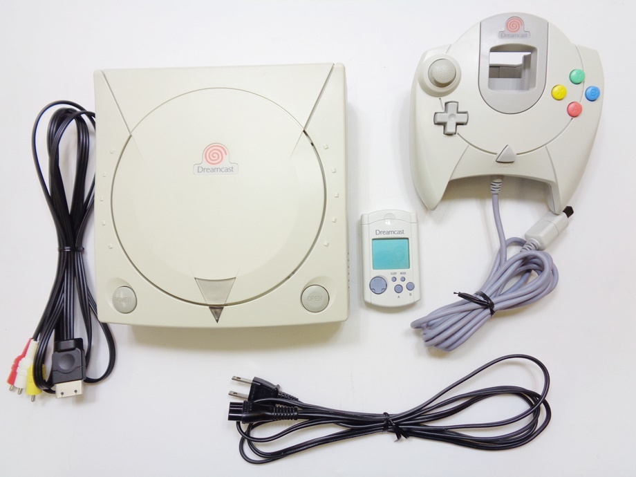ドリームキャスト 本体 動作確認済み HKT-3000 ビジュアルメモリ付属