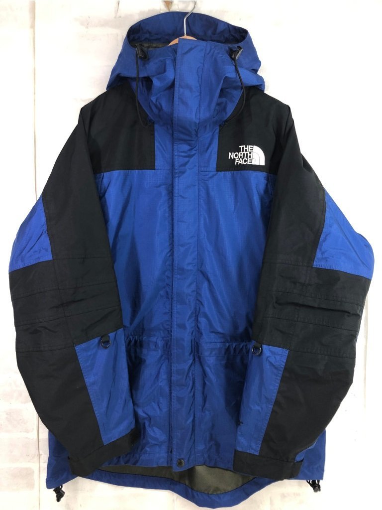 THE NORTH FACE ノースフェイス 90's ゴアテックス ナイロン マウンテンパーカー ブラック×ブルー SIZE:L MH632022122702