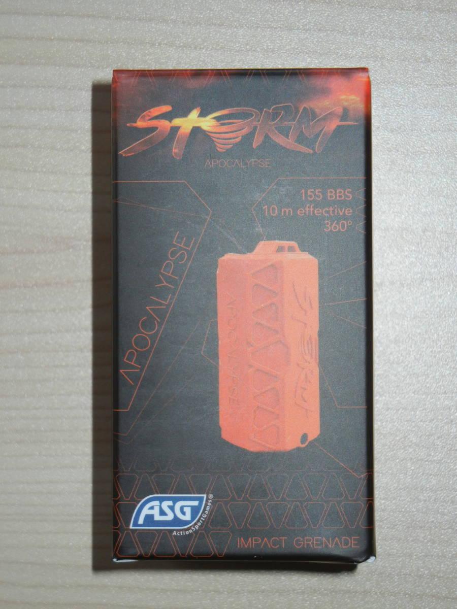 新品 ASG STORM APOCALYPSE（アポカリプス）ガスインパクトグレネード