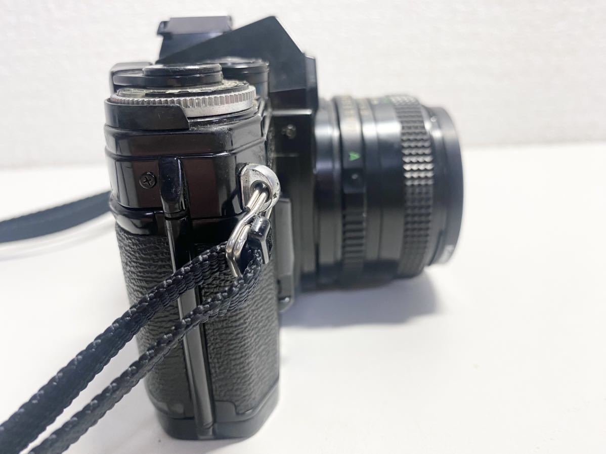 AE-1 Canon 50mm SLR 35mm Black Camera Program - with Lens + com