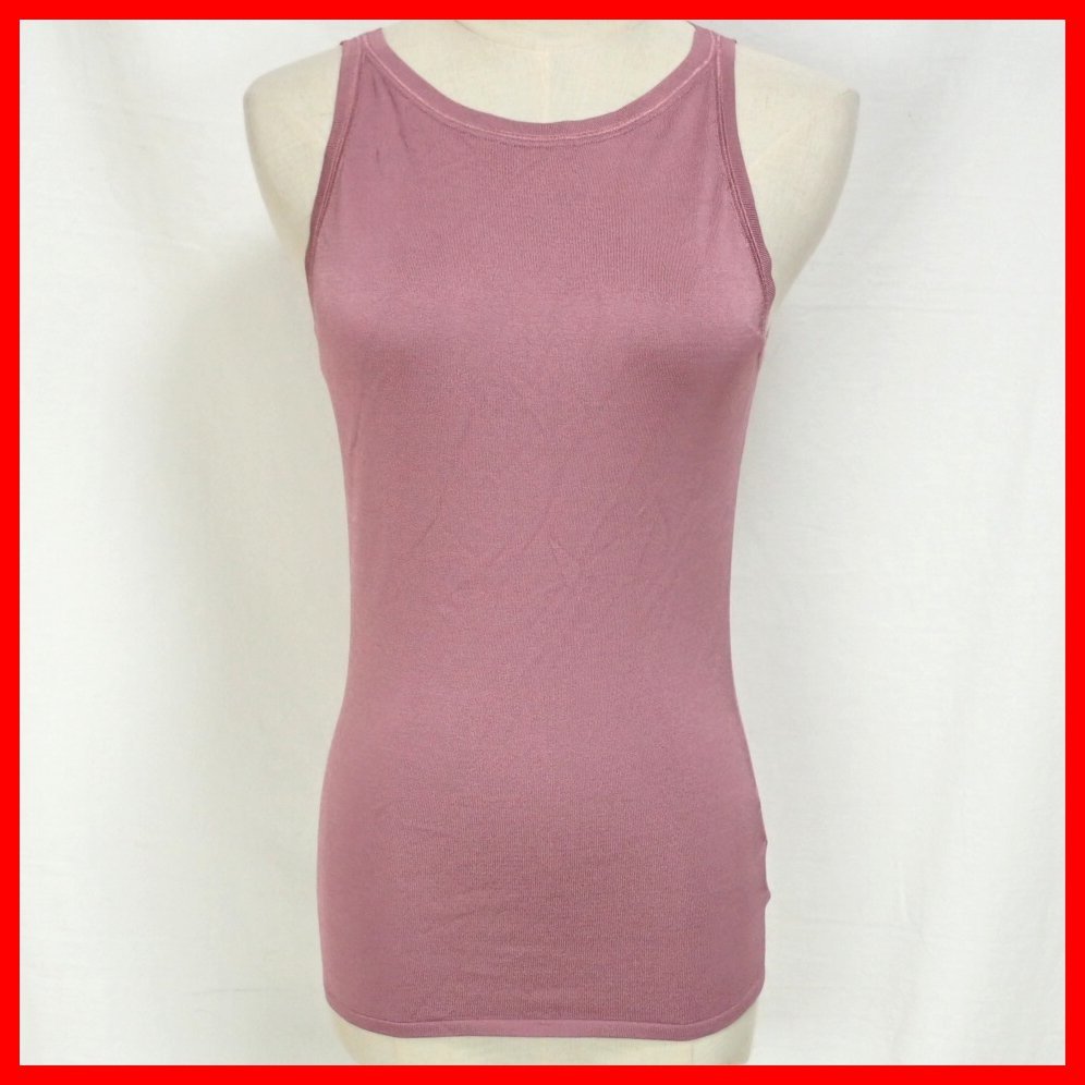 ●GUCCI/グッチ タンクトップ レディースXS/ピンクパープル/レーヨン/インナー/クルーネック&1187800054