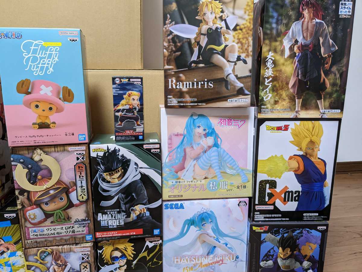 1円スタート】プライズフィギュア まとめ売り ワンピース/転スラ 