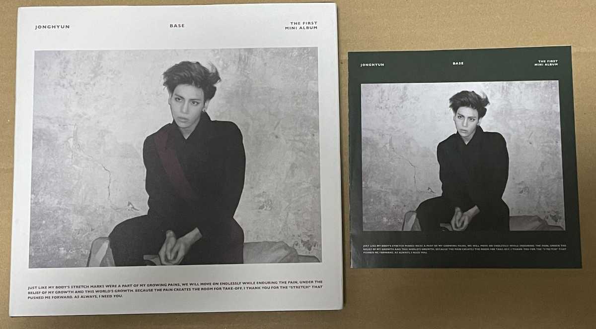 送料込み 即決 SHINee ジョンヒョン Jonghyun X inspiration ポスト 