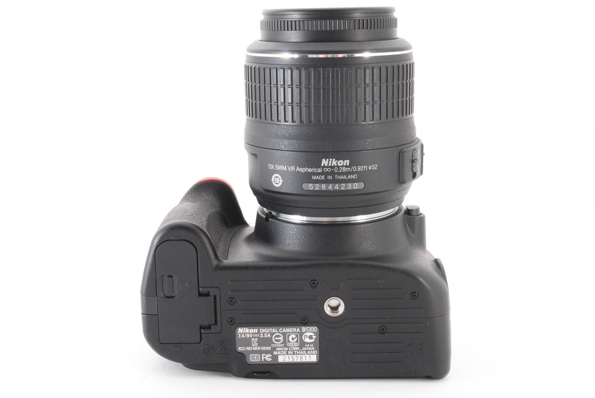 ニコン Nikon D5100 ショット回数 2886回 AF-S DX NIKKOR 18-55mm 1