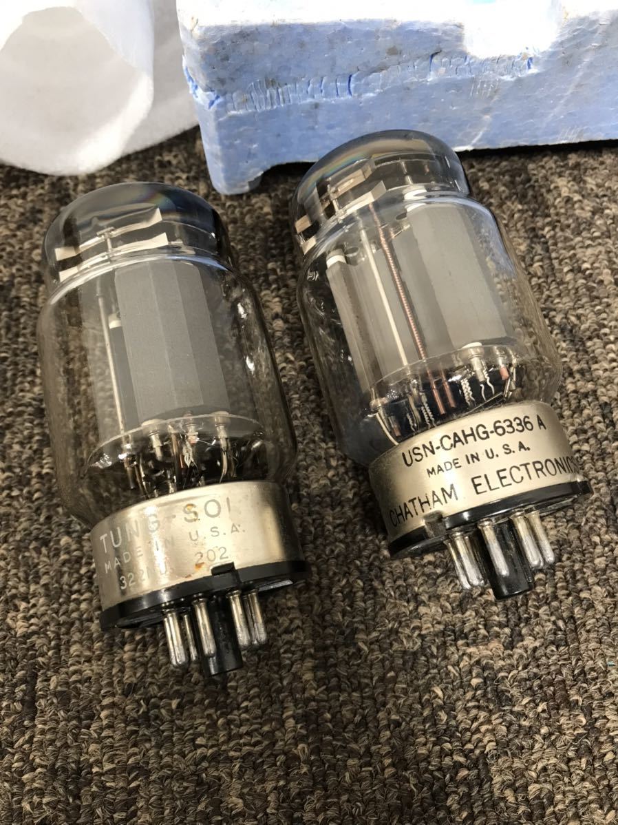 真空管 2本セット TUNG-SOL 322NU 202 CHATHAM ELECTRONICS 6336 真空管パーツ 自作用 真空管アンプ ...