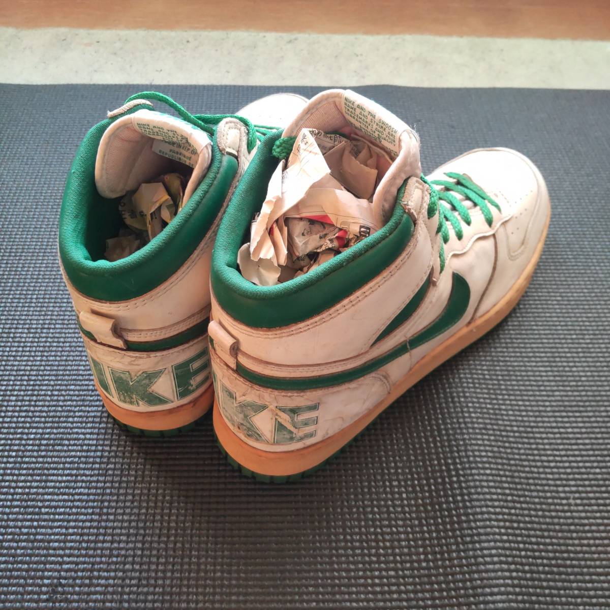NIKE1985年 ビックナイキ 13 デッドストック 希少グリーン Bignike 