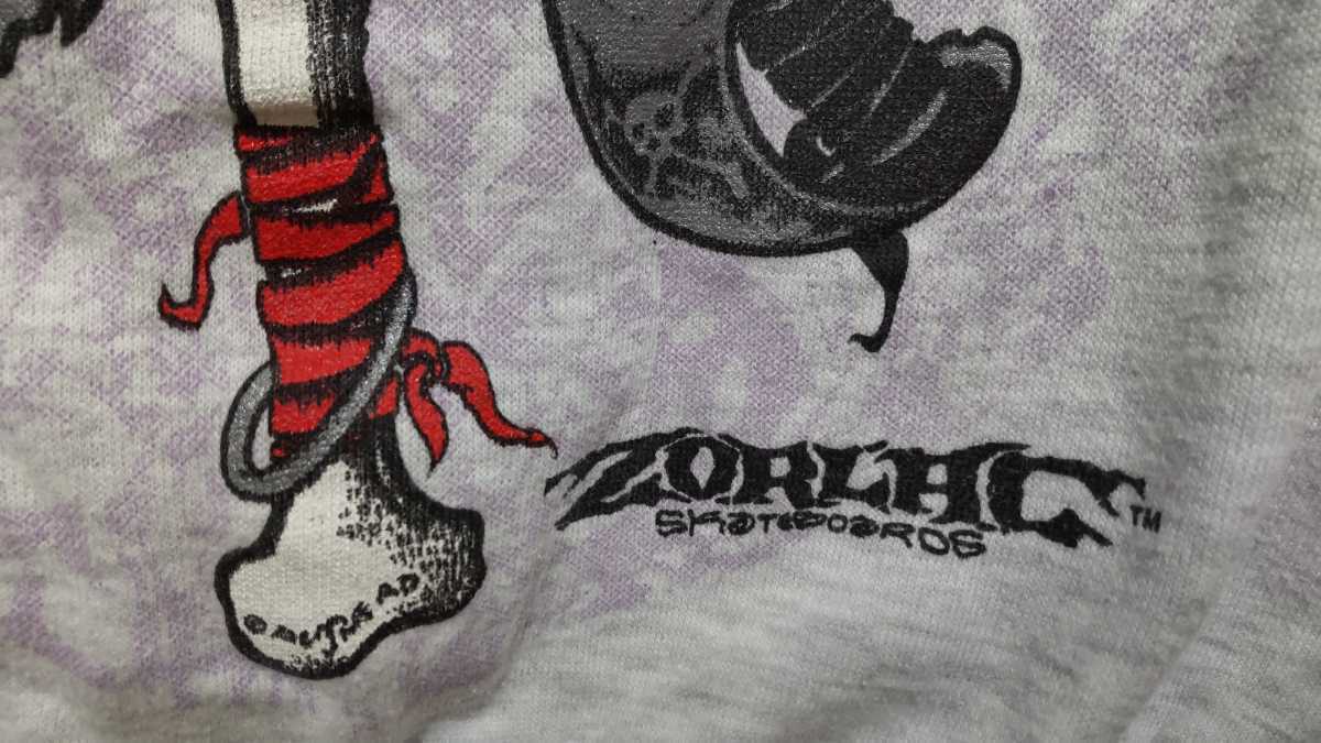売り切り!必見!】90年 激レア zorlac パーカー ビンテージ dogtown
