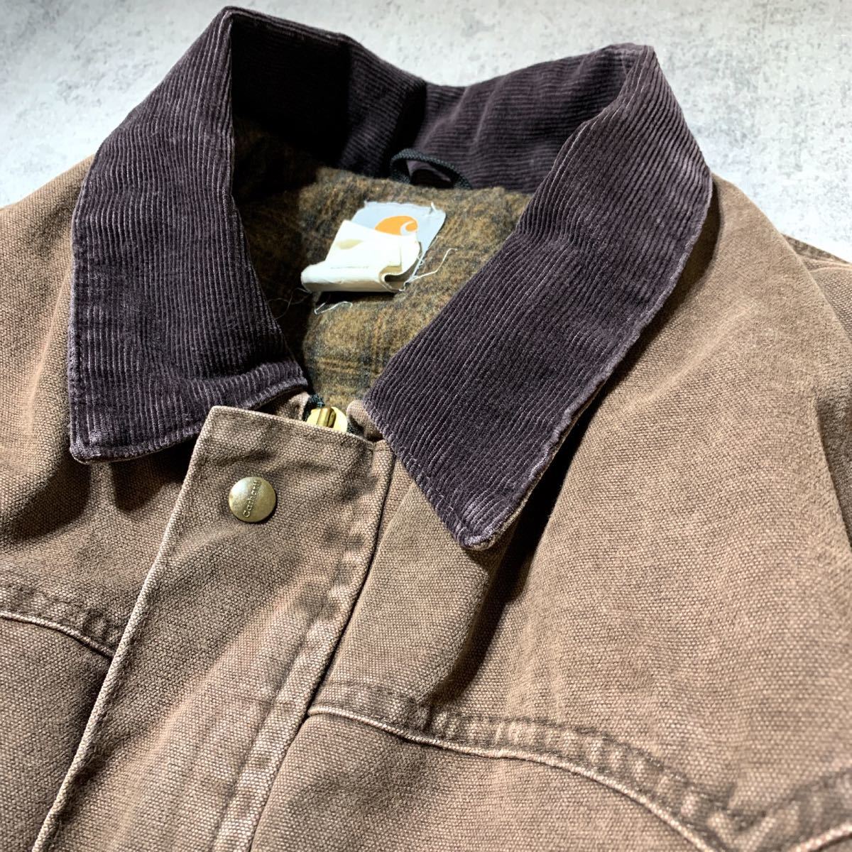 Carhartt ミシガンチョア Sダックジャケット カバーオール 裏地あり