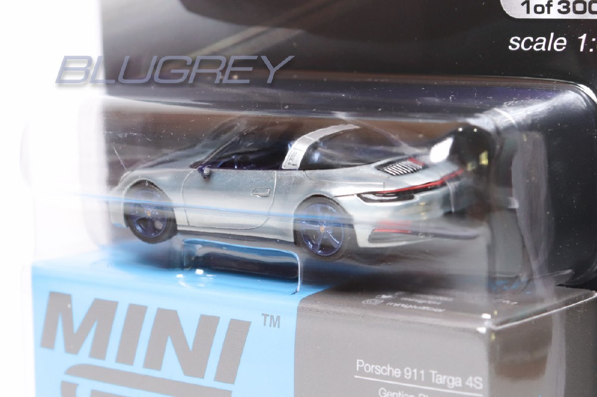 レア！チェイス】MINI GT 1/64 ポルシェ 911 タルガ 4S ゲンチアン