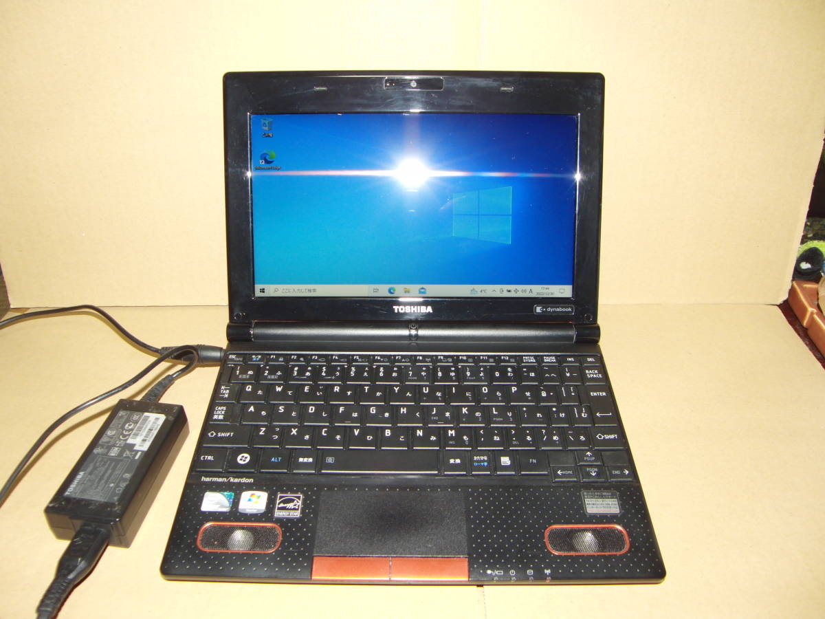 PC.10.1インチ・SSD240GB・東芝N300/02AD・オレンジ・CPU Atom N550