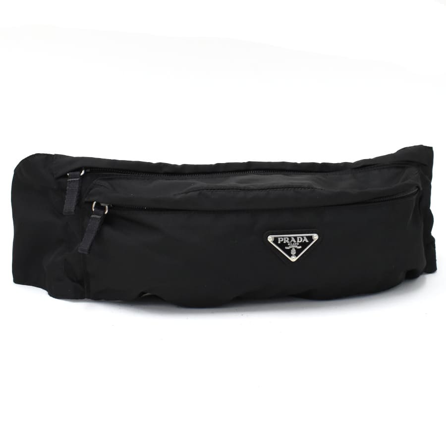 PRADA プラダスポーツ ナイロン ウエストポーチ 1円極美品PRADA ロゴ