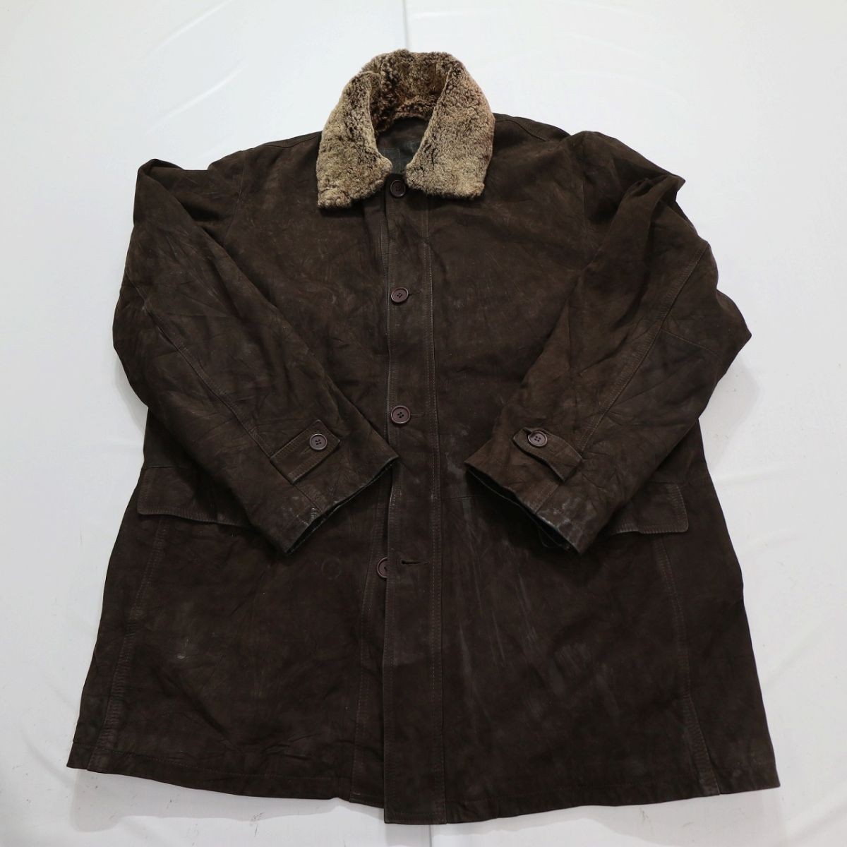 スエードボアランチコートの通販