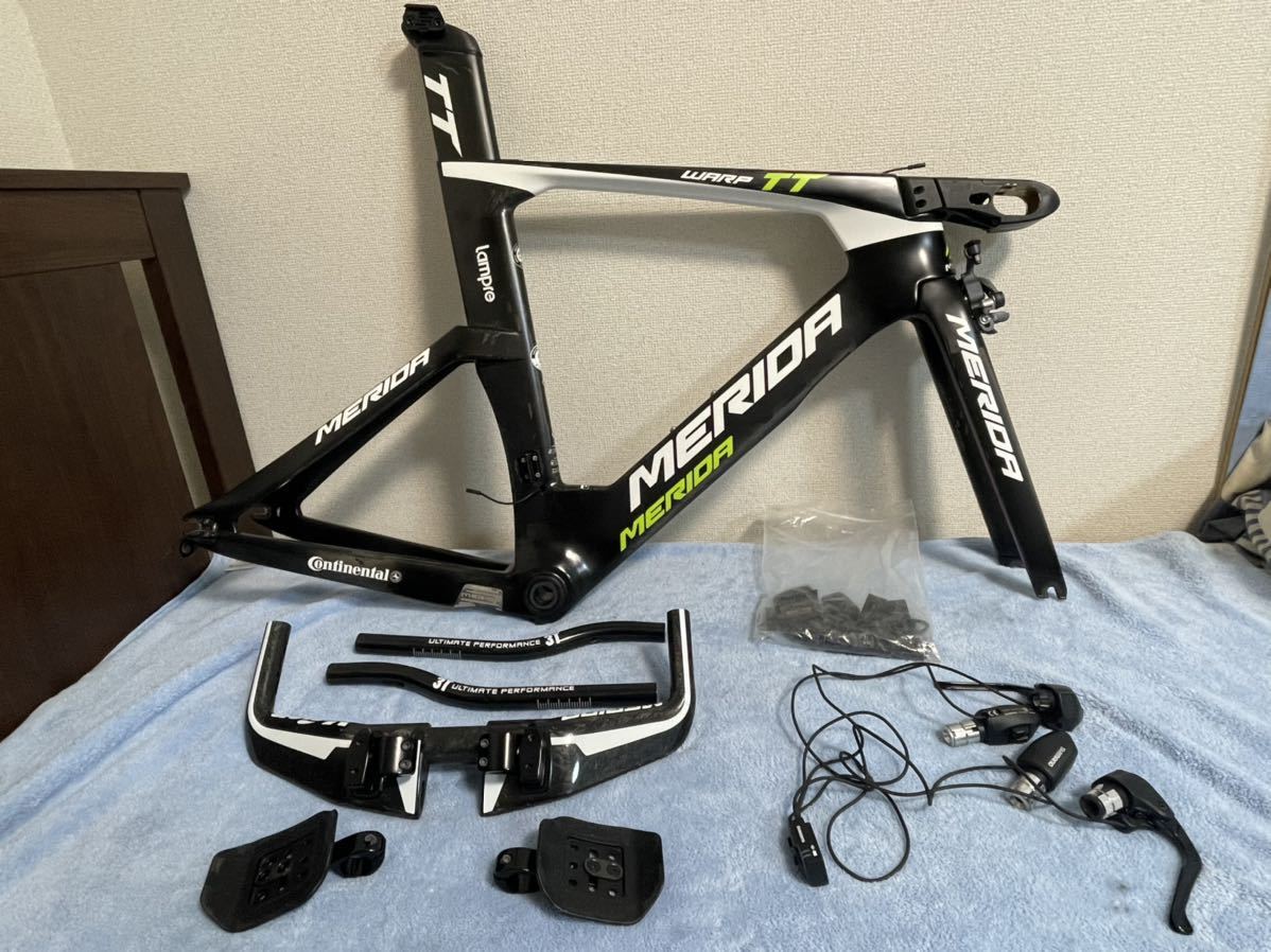 MERIDA WARP TT メリダ TTバイク フレームセット Di2等付属品有り MERIDA WARP TT メリダ TTバイク フレームセット Di2等付属品有り